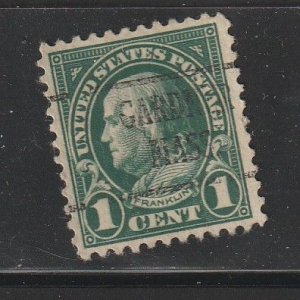 U.S. Scott 552  pre cancel