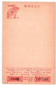 JAPAN Postal Stationery Card Unused 1954{samwells-covers}KA920