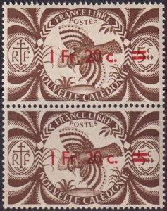 New Caledonia 1945 Sc 269 pair MNH**