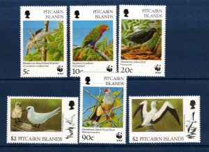 Pitcairn Island Sc 457-62 MNH Full SET of 1996 - Birds