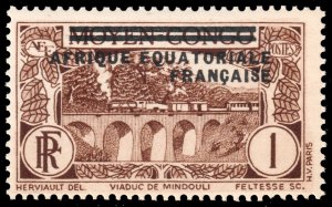 French Equatorial Africa #11  MNH - Stamp of Middle Congo Overprinted (1936)