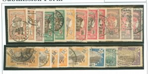 Martinique #62/64/65-67/70 Used Multiple