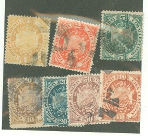 Bolivia #40-46 Used