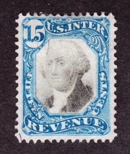 US R110 15c 2nd Issue Revenue Used VF SCV $75