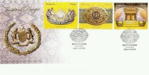 Royal Institution Malaysia 2011 Headgear King Culture (stamp FDC)