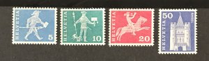 Switzerland 1959 #382//390, MNH, CV $1.55