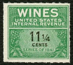 #RE124 11 1/4c Wines, Mint NGAI NH [2] **ANY 4=FREE SHIPPING**