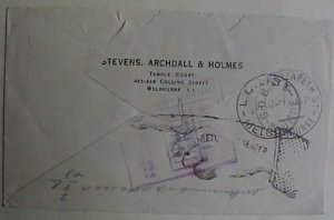 AUSTRALIA  LEFT POINTED HAND RTS MELBOURNE