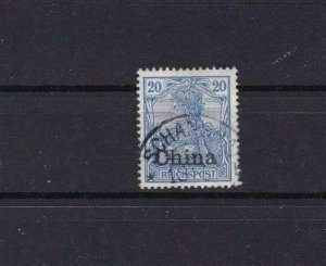 GERMAN P.O. IN CHINA  OVERPRINT STAMP    R3711