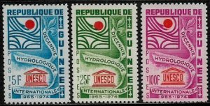 Guinea #433-5 MNH Set - UNESCO