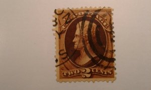 US #157 used fancy cancel e2011 12228