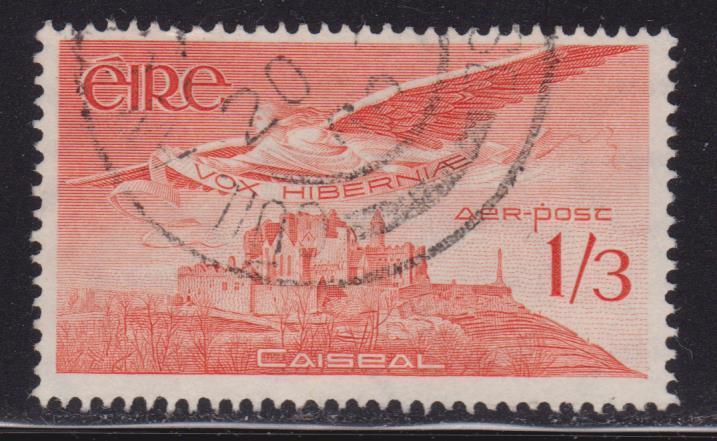 Ireland Airmail # C6 Angel over Rock of Cashel , F-VF Used - I Combine S/H