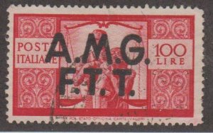 Italy - Trieste Scott #14 Stamp - Used Single