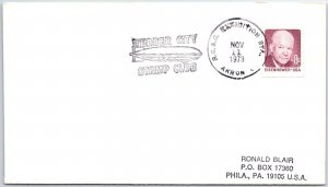 US COVER WITH SPECIAL EVENT CANCEL RUBBER CITY STAMP CLUB AKRON OHIO 1973