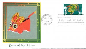 FDC 2006 SC #3997 Year Of The Tiger - Washington DC - Single - J1035