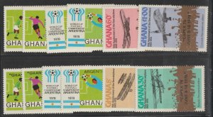 Ghana SC 655-658, 660-663, 665-668 Mint, Never Hinged