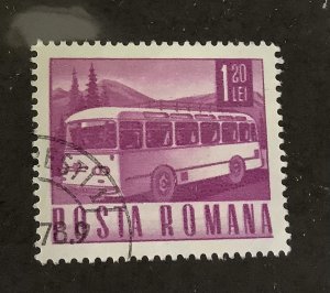 Romania 1967/68  Scott 1976  used - 1.20 l, Autobus