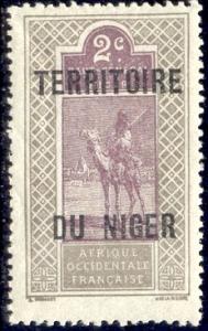 Camel & Rider, Niger stamp SC#2 Mint