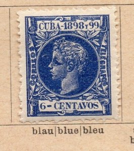 Spanish Colonies Caribbean 1898 Early Issue Fine Mint Hinged 6c. NW-238504