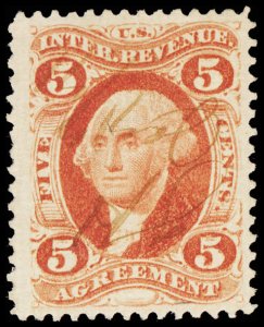 U.S. REV. FIRST ISSUE R23d(var)  Used (ID # 118478)