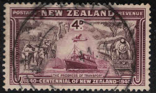 New Zealand Scott 225 Used 1940 Transportation stamp, nice cancel