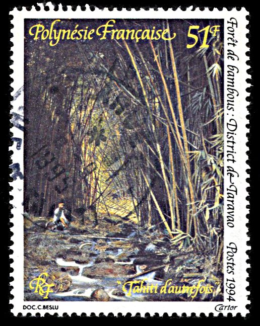 French Polynesia 645, used, Old Tahiti