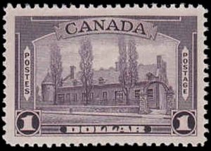 Canada 1938 $1 Chateau de Ramezay Mint