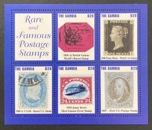 Gambia 1960 #2871 S/S, Rare/Famous Stamps, MNH(see note), 2 pics.