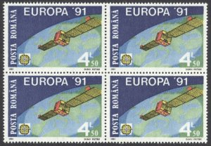 Romania Sc# 3650 MNH block/4 1991 Europa