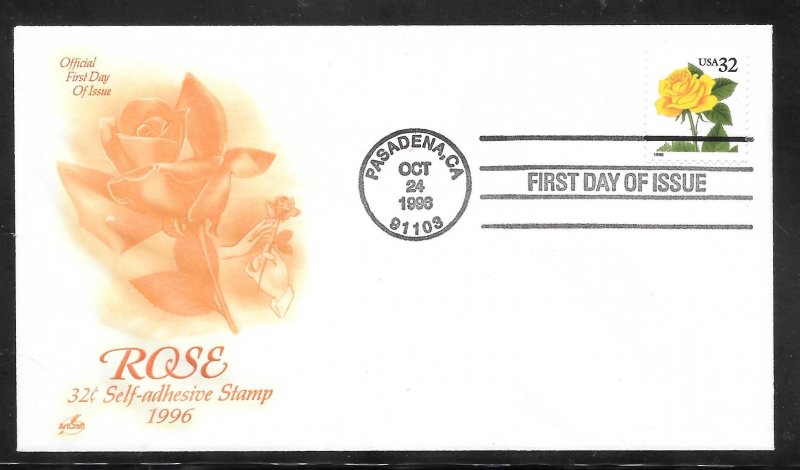 Just Fun Cover #3049 FDC Artcraft Cachet. (A1438)