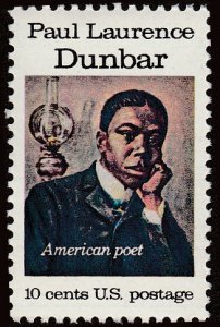 # 1554 MINT NEVER HINGED ( MNH ) PAUL LAURENCE DUNBAR XF+