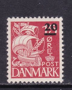 Faroe Islands Scott 4, 1940 20 ore on 15 ore,  VF MNH. Scott $125