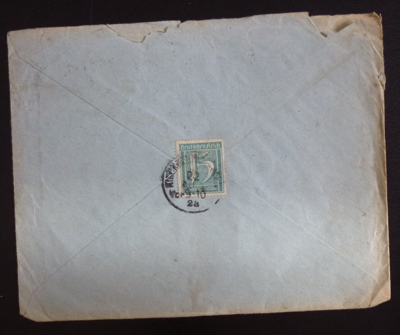 Germany 1923 Cover from Mannheim to Kirchheimbolanden - Express US 12 