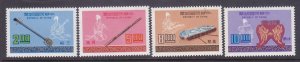 China 2046-49 MNH 1977 Musical Instruments Full Set of 4 Very Fine