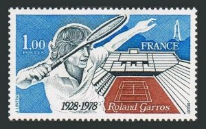 France 1612,MNH.Michel 2102. Roland Garros Tennis Court,50th Ann.1978.