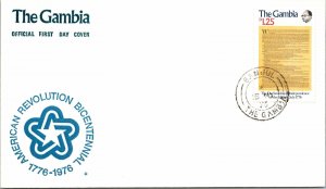 Gambia FDC 1976 - American Revolution Bicentennial - F28893