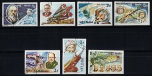 VIETNAM 1986 - Space / complete set CTO