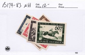 AUSTRIA   B179-83   MNH