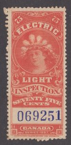 Canada Revenue FE12a Mint Electric Light Inspection