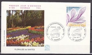 France, Scott cat. 1537. Int`l Flower Show issue. First day cover. ^