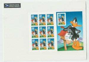 US 3306 Looney Tunes Daffy Duck 33c sheet (sealed) MNH 1999