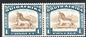 1930-45 South Africa Suid Afrika 1/ Gnu issue MLH Sc# 43 CV: $115.00 perf 14