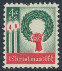 USA SC# 1205  Used  Christmas 1962 see details & scans