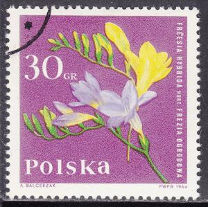 Poland 1280 Freesia 1964