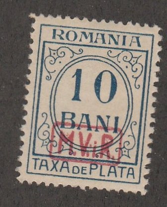 ROMANIA #3NJ2 MINT HINGE REMNENT