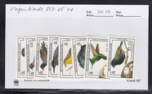 Virgin Islands 658-65 Birds mnh