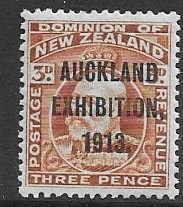 1913 3d Auckland Exhibition.  MH