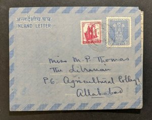 1969 Dehra Dun India Inland Letter Cover to Allahabad