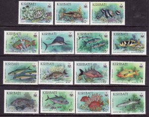 Kiribati-Sc#540-54- id9-unused NH set-Marine Life-Fish-1990-please note there i