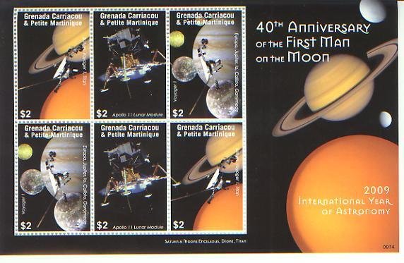 Space, Man on the Moon, s/s 6, GRGR09015